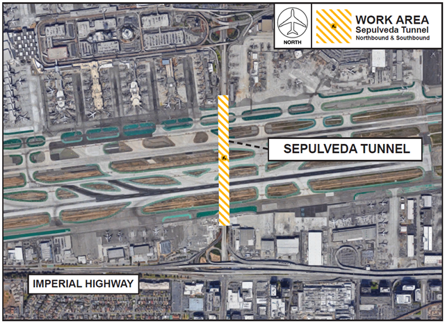 Lane closure map