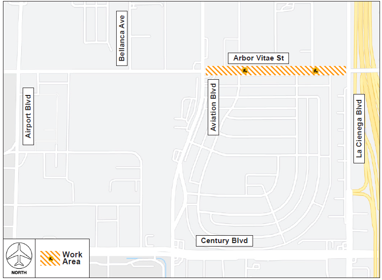 World Way South Closure