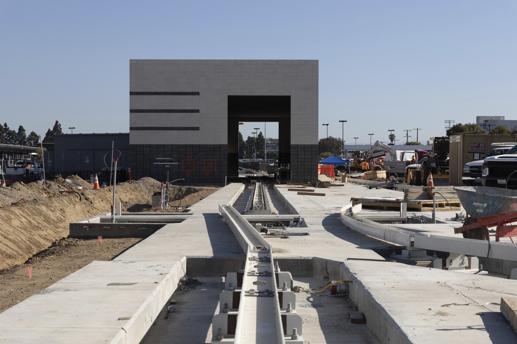 Picture - Automated People Mover trains